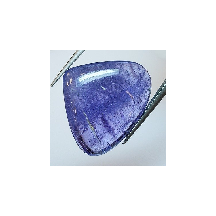 12,15 kt Birne Tansanit 18,39 x 15,32 x 4,95 mm