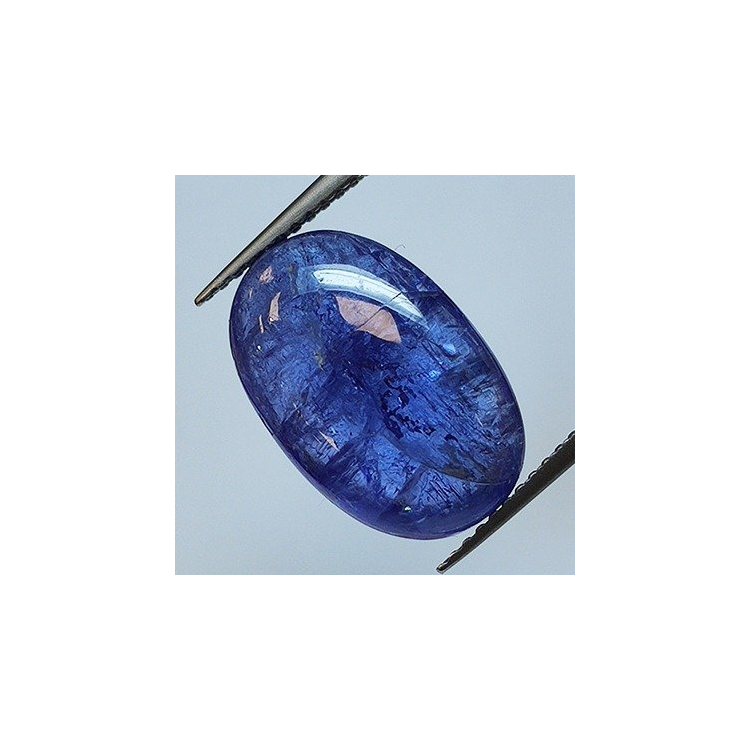 9,06 ct Blue Tanzanite Oval Cut 15,96 x 10,47 x 5,57 mm