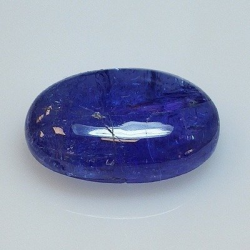 9,06 ct blauer Tansanit im Ovalschliff, 15,96 x 10,47 x 5,57 mm