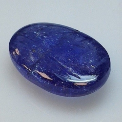 Tanzanite blu a taglio ovale da 9,06 ct, 15,96 x 10,47 x 5,57 mm