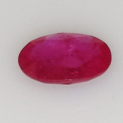 1,07 ct Rubí oval 7,74 x 5,99 x 2,39 mm