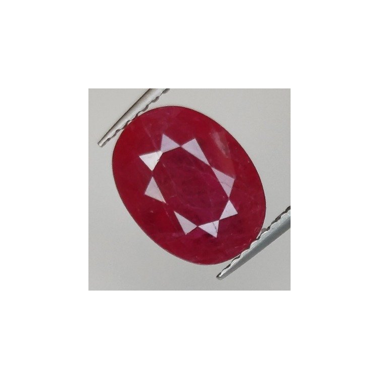 4,14 ct Ovaler Rubin 8,92 x 6,56 x 3,76 mm