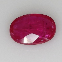 2,35 ct Rubis ovale 10,40 x 7,68 x 2,81 mm