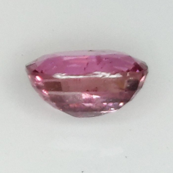 1,09 ct Rosa Saphir im Kissenschliff  6,51 x 4,74 x 3,42 mm
