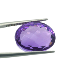 19,09ct  Amethyst Oval Schnitt  17,70x13,86mm