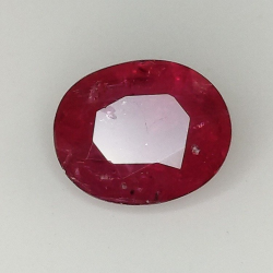 1,99 ct Rubino ovale 8,20 x 6,80 x 4,08 mm