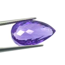 16,98ct Amethyst Pear Cut 21,25x12,55mm