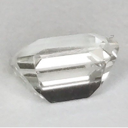 1,04 ct Zafiro Incoloro Talla Esmeralda 6,16 x 4,49 x 3,69 mm