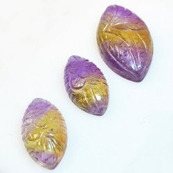 52,30 ct Marquise Amétrine approx : 22x12x6, 31x16x9 mm
