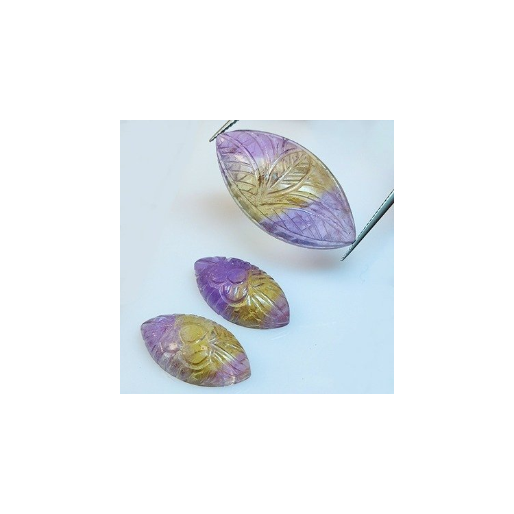 52,30 ct Marquesa Ametrina aprox: 22x12x6, 31x16x9 mm