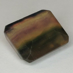 26,25 ct Fluorita Blue John Talla Esmeralda 18,14 x 14,63 x 9,83 mm