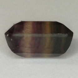 16,44 ct Fluorite Blue John Emerald Cut 15,30 x 12,96 x 8,33 mm