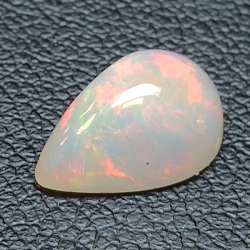 1,68 ct Opale wello taglio pera colorato incastonato 10,76 x 7,08 x 5,05 mm