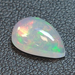 1,50 ct Opale wello taglio pera colorato incastonato 10,85 x 7,76 x 3,80 mm