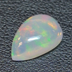1,50 ct Opale wello taglio pera colorato incastonato 10,85 x 7,76 x 3,80 mm
