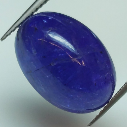 13,91 ct Tanzanita Azul Talla Oval 16,47 x 11,56 x 8,26 mm