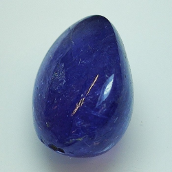 13,91 ct Tanzanite blu ovale Dimensioni 16,47 x 11,56 x 8,26 mm