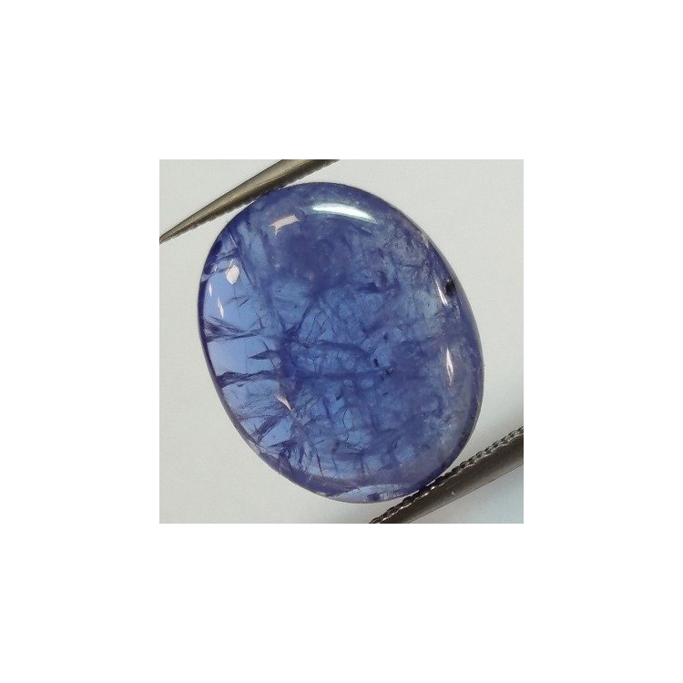 8,33 ct Tanzanite blu ovale Dimensioni 14,45 x 11,85 x 5,04 mm