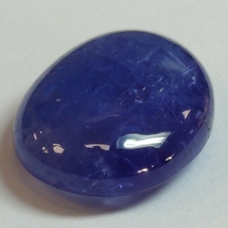 8,33 ct Tanzanite blu ovale Dimensioni 14,45 x 11,85 x 5,04 mm