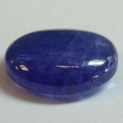 8,33 ct Blauer Tansanit Oval Größe 14,45 x 11,85 x 5,04 mm