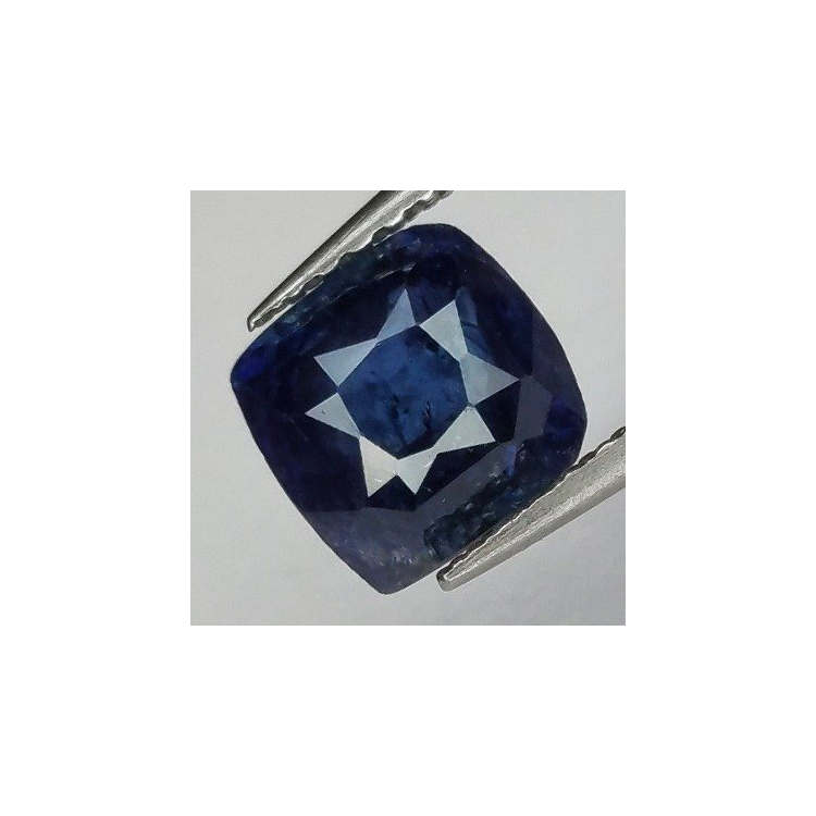 2,04 ct Sapphire cushion blue 6,51 x 6,28 x 4,83 mm