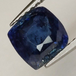 2,04 ct Zaffiro a cuscino blu 6,51 x 6,28 x 4,83 mm