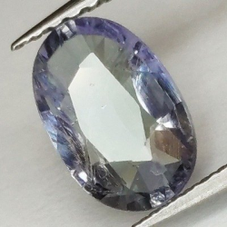 1,23 ct Tanzanite blu taglio ovale 8,53 x 5,68 x 3,19 mm