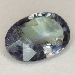 1,23 ct Tanzanite blu taglio ovale 8,53 x 5,68 x 3,19 mm