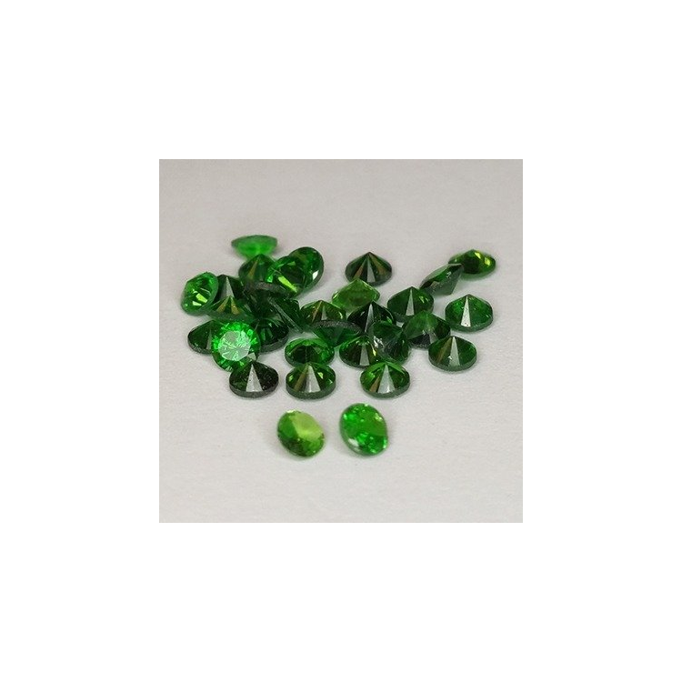 2,72 ct Tsavorita Talla Redonda aprox 2,65 mm