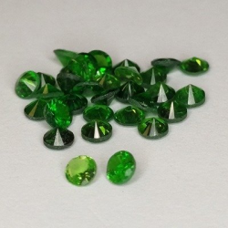 2.72 ct Tsavorite Rond Taille approx 2.65 mm