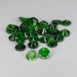 2,72 ct Tsavorita Talla Redonda aprox 2,65 mm