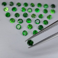 2,72 ct Tsavorita Talla Redonda aprox 2,65 mm