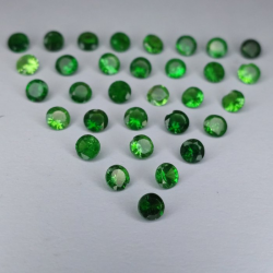 2,72 ct Tsavorita Talla Redonda aprox 2,65 mm