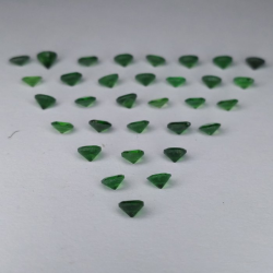 2.72 ct Tsavorite Round Size approx 2.65 mm