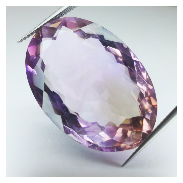 43,20 ct Ametrin oval natürlich 30.76 x 25.97 x 15.90 mm