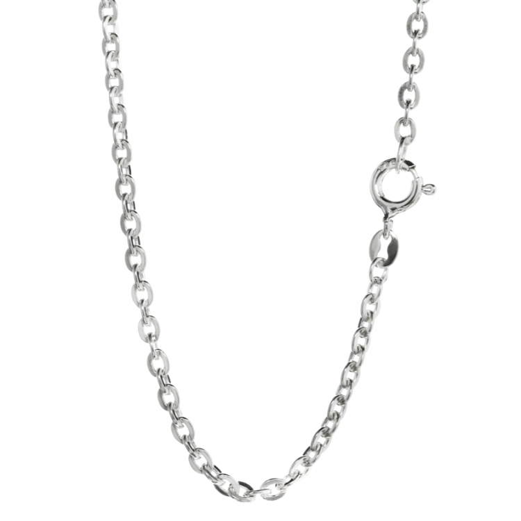 Cadena de Plata 925 de 40 a 60 cm Grosor 2,5 mm