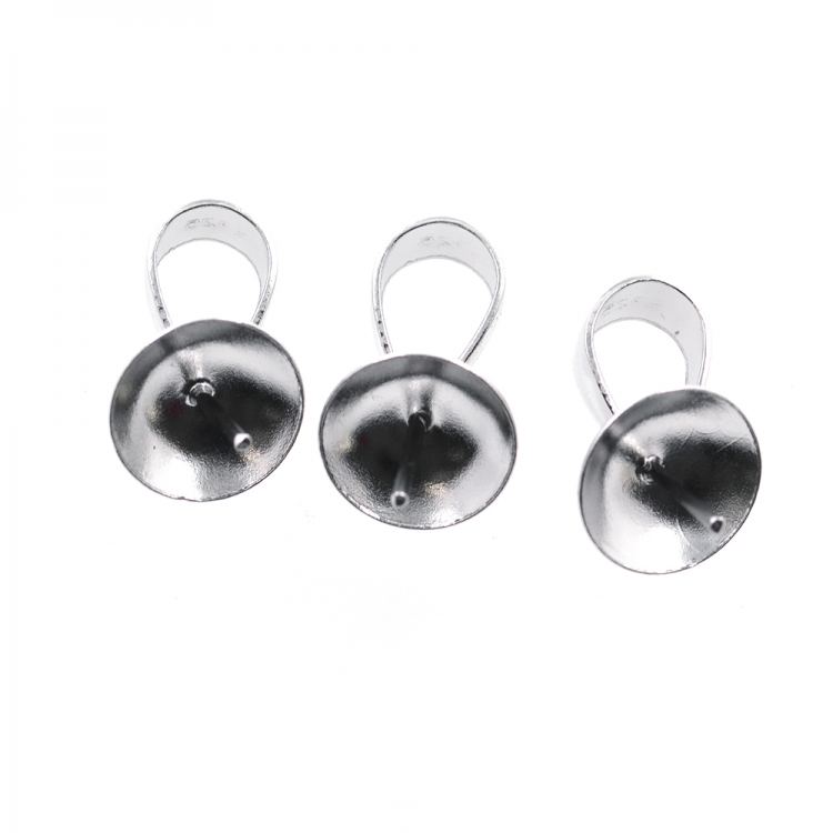 DIY Fermoir en argent 925 rhodié 16,50 mm