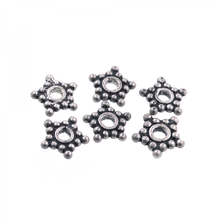 DIY Abalorio de plata 925 bañada en rodio 15 x 9 mm Min. 10pz