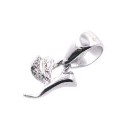 DIY Chiusura in argento 925 rodiato 8 X 8 mm