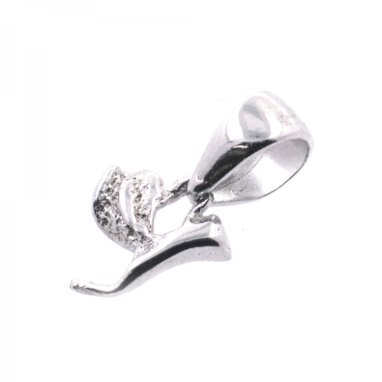 DIY Fermoir en argent 925 rhodié 8 X 8 mm