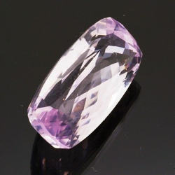 Kunzite naturelle taille coussin de 16,16 ct, 20,92 x 9,87 x 8,69 mm
