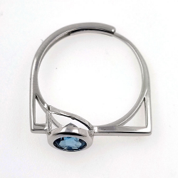 Anillo de Multigemas redondo 5 x 5 mm en diversos acabados