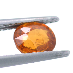 1,19 ct.  Grenat Spessartine Coupure Ovale