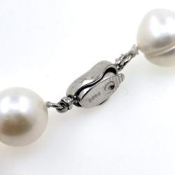 Collier de perles de rivière 13 mm en argent d'une longueur de 40 cm