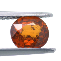 1,45 ct. Spessartine Granat im Ovalschliff