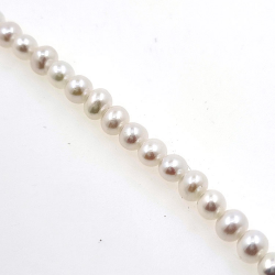 Filo di perle di fiume da 4 mm con una lunghezza di 40 cm