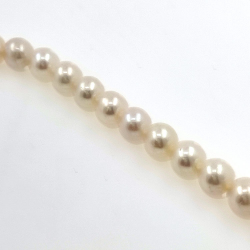 Filo di perle di fiume da  7,5 mm con lunghezza di 40 cm