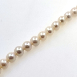 Hilo de perlas de rio de 6 mm con 40 cm de largo