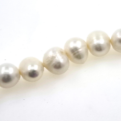 Hilo de perlas de rio de 11,5 mm con 40 cm de largo