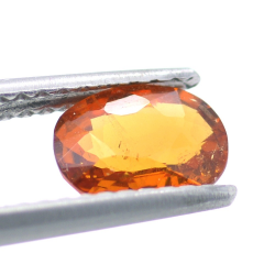 1,04 ct.  Grenat Spessartine Coupure Ovale